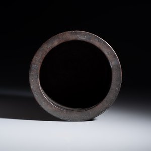 A Chinese incised hongmu brush pot — photo 5