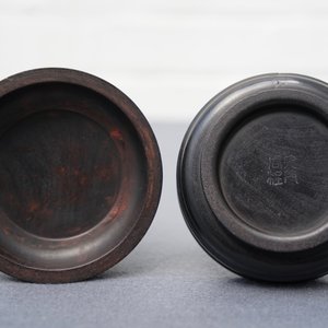 A Chinese inlaid wood seal paste box and cover with inscription, 18/19th C. — photo 24