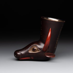A Chinese inscribed lacquer ritual wine vessel, 'zhou si gong 周兕觥', 19/20th C. — photo 3