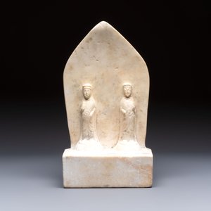 A Chinese inscribed marble stele, Northern Wei style, 20th C. — photo 2
