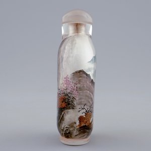 A Chinese inside-painted glass snuff bottle, 20th C. — photo 2