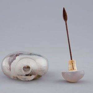 A Chinese inside-painted glass snuff bottle, 20th C. — photo 5