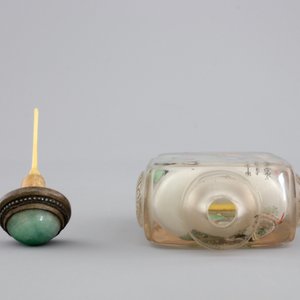 A Chinese inside-painted glass snuff bottle, 20th C. — foto 4