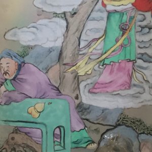 A Chinese inside-painted glass snuff bottle, 20th C. — foto 6