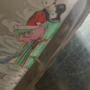 A Chinese inside-painted glass snuff bottle, 20th C. — foto 8