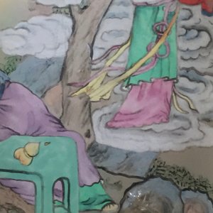 A Chinese inside-painted glass snuff bottle, 20th C. — foto 9