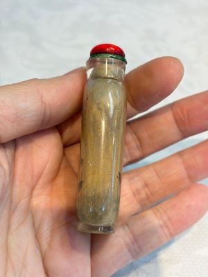 A Chinese inside-painted glass snuff bottle with insects, signed Bi Rongjiu 畢榮九, dated 1899 — photo 2