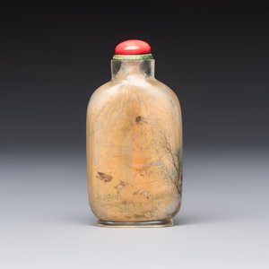 A Chinese inside-painted glass snuff bottle with insects, signed Bi Rongjiu 畢榮九, dated 1899 — photo 4