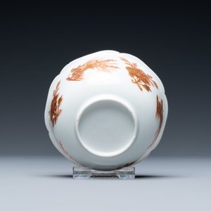 A Chinese iron-red and gilt 'phoenixes' cup and saucer, Kangxi — 照片 8