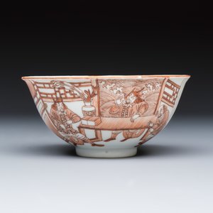 A Chinese iron-red-decorated bowl with narrative design — foto 2