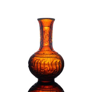 A Chinese Islamic market Beijing glass vase inscribed 'Allah' and 'Muhammad the Prophet', 18/19th C. — 照片 3