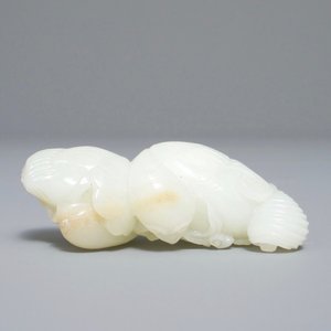 A Chinese jade group of two ducks, 19/20th C. — 照片 8