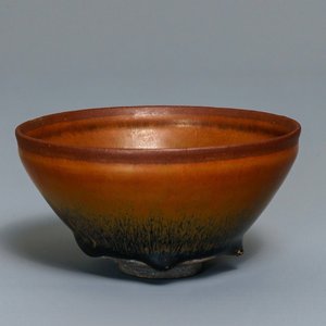 A Chinese jianyao 'hare's fur' tea bowl, Song — photo 1