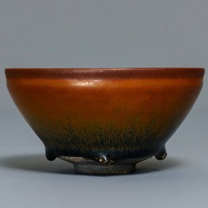 A Chinese jianyao 'hare's fur' tea bowl, Song — photo 3
