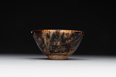 A Chinese Jizhou tortoiseshell-glazed tea bowl, Southern Song