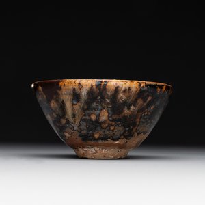 A Chinese Jizhou tortoiseshell-glazed tea bowl, Southern Song — photo 1