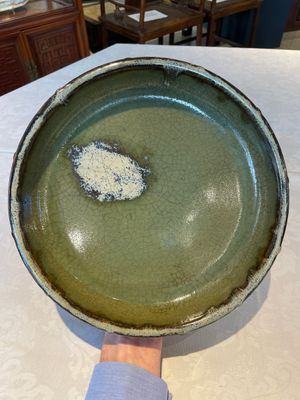 A Chinese Jun-glazed narcissus bowl, probably Ming — photo 1