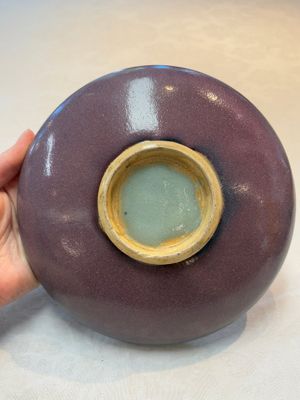 A Chinese 'jun' plate, Ming or later — photo 2