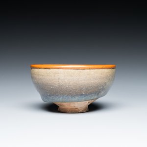 A Chinese junyao bowl with brass rim mount, Song — 照片 6
