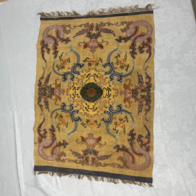 A Chinese kesi panel with floral design — photo 2