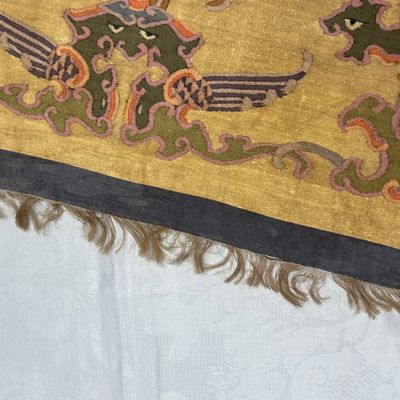 A Chinese kesi panel with floral design — photo 7