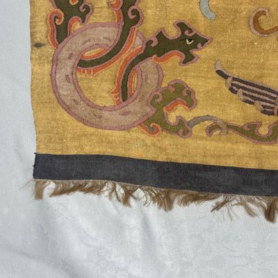 A Chinese kesi panel with floral design — photo 8