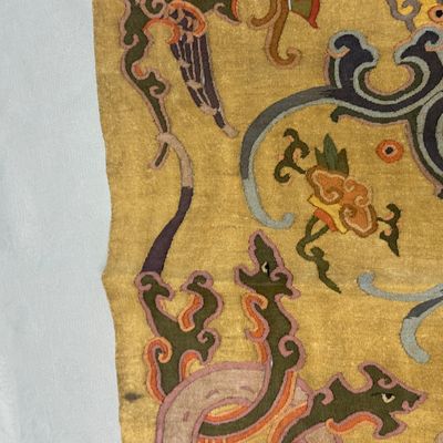 A Chinese kesi panel with floral design — photo 9