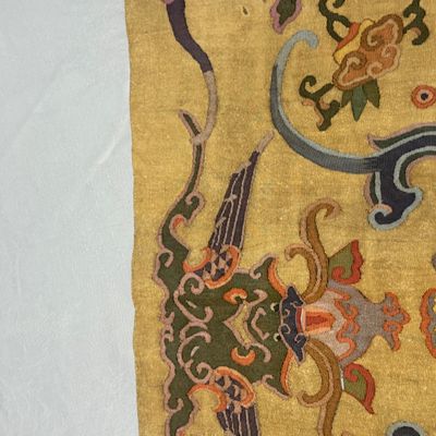 A Chinese kesi panel with floral design — photo 10