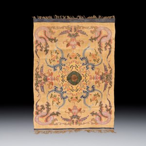 A Chinese kesi panel with floral design — photo 2