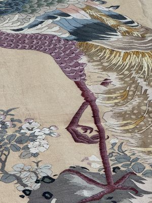 A Chinese kesi 'Phoenixes and Birds' panel — photo 3