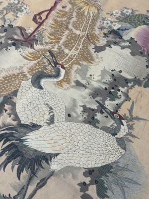 A Chinese kesi 'Phoenixes and Birds' panel — photo 4