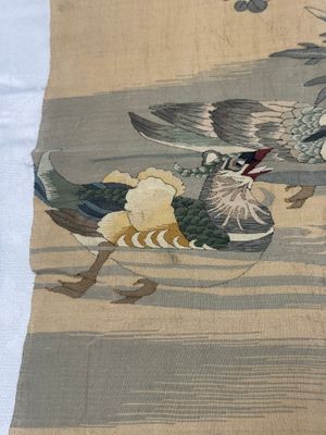 A Chinese kesi 'Phoenixes and Birds' panel — photo 8