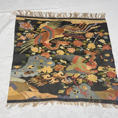 A Chinese kesi 'Phoenixes' panel — 照片 1