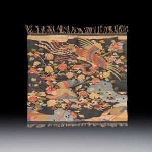 A Chinese kesi 'Phoenixes' panel — 照片 1