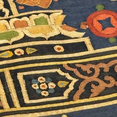 A Chinese kesi silk 'Bodhisattva Samantabhadra' thangka — 照片 12
