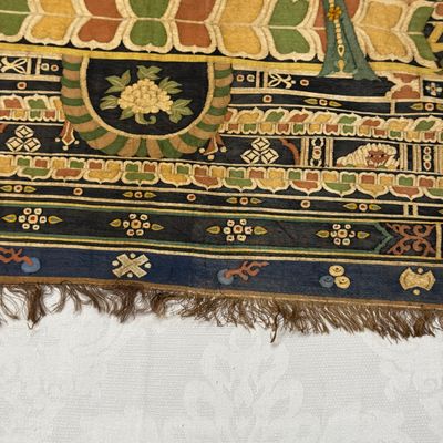 A Chinese kesi silk 'Bodhisattva Samantabhadra' thangka — 照片 15