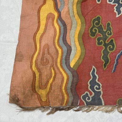 A Chinese kesi silk 'Dragons and Phoenixes' panel — photo 5