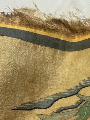 A Chinese kesi silk 'Pheasants Among Flowers and Rockwork' panel — photo 7