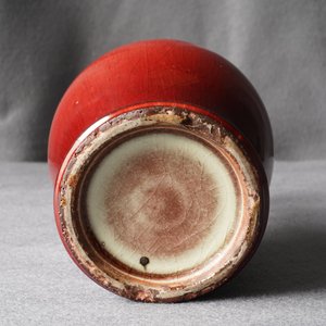 A Chinese 'langyao' red-glazed vase, 19th C. — 照片 11