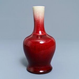 A Chinese 'langyao' red-glazed vase, 19th C. — 照片 4
