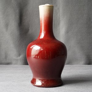 A Chinese 'langyao' red-glazed vase, 19th C. — 照片 9