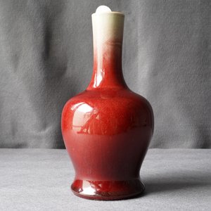 A Chinese 'langyao' red-glazed vase, 19th C. — 照片 10