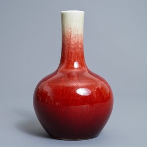A Chinese langyao tianqiu ping vase, 18/19th C. — 照片 1