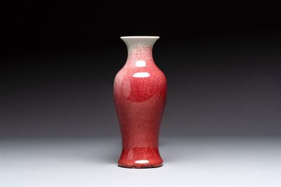 A Chinese langyao-type baluster vase, 19th C.