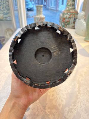 A Chinese langyao vase mounted as a lamp, 18th C. — photo 6