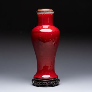 A Chinese langyao vase mounted as a lamp, 18th C. — photo 3