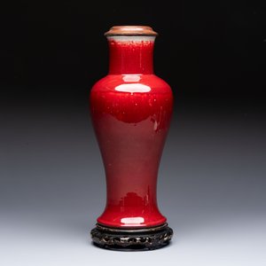 A Chinese langyao vase mounted as a lamp, 18th C. — photo 4