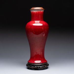 A Chinese langyao vase mounted as a lamp, 18th C. — photo 5