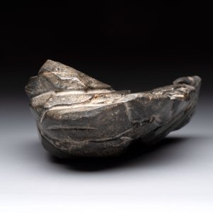 A Chinese Lingbi stone scholar's rock on wooden stand, Yun Tai 雲台 mark, 19/20th C. — photo 9