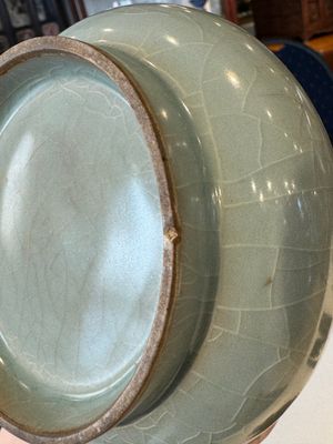 A Chinese Longquan celadon bottle vase, Song/Ming — photo 15